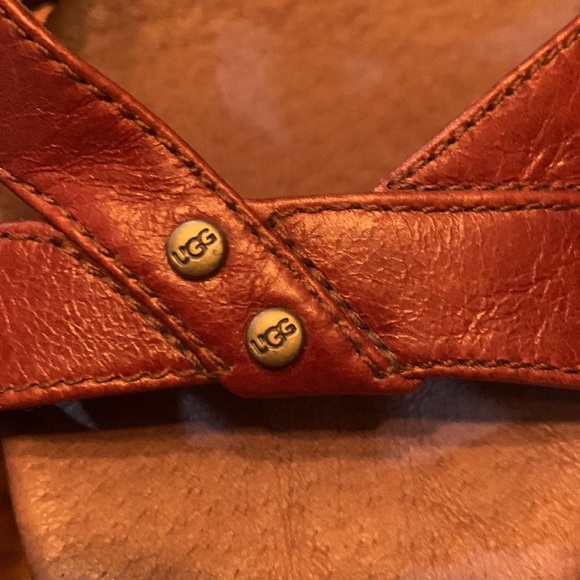 7.5 women’s UGG wedge strappy sandals - Picture 4 of 8